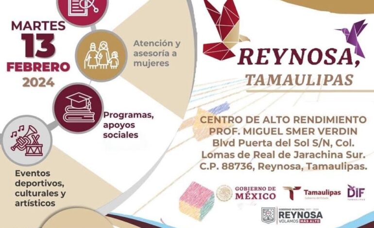 Invitan a Feria de la Paz en Reynosa, Tam.
