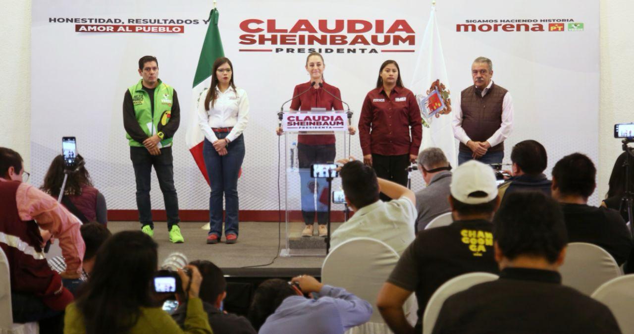 CLAUDIA SHEINBAUM VA POR LA VISITA A LOS 300 DISTRITOS ELECTORALES DURANTE SU CAMPAÑA RUMBO A LA PRESIDENCIA DE MÉXICO