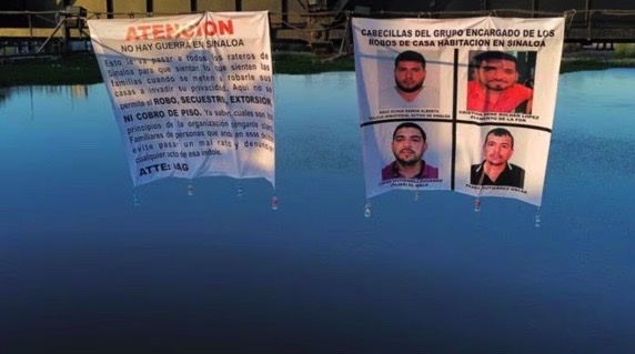 Culiacán amanece con narcomantas con ‘recado’ a secuestradores: ‘Aquí no se permite el secuestro’