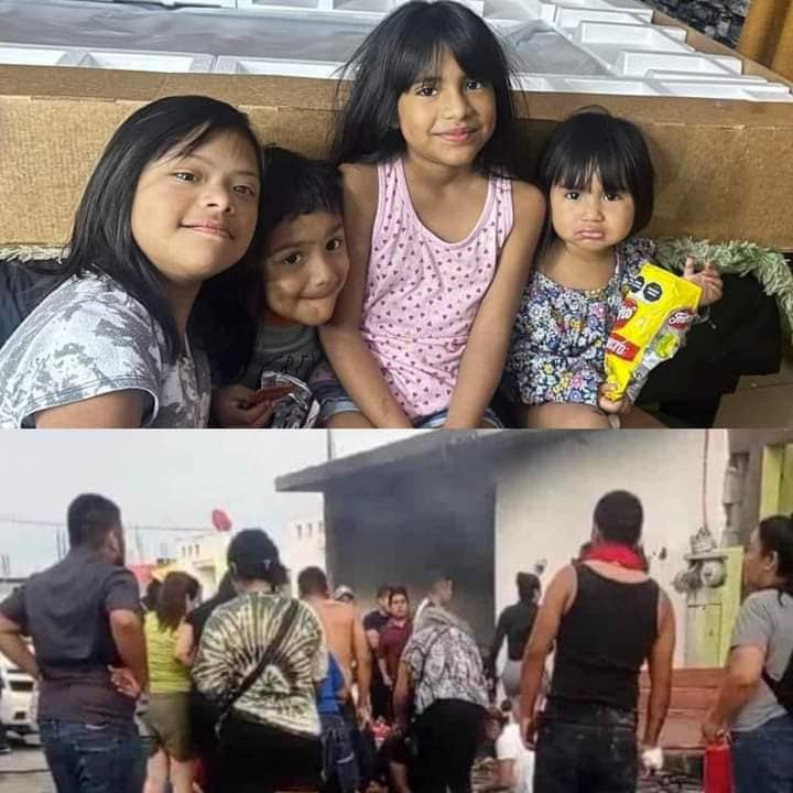 MUEREN CUATRO NIÑOS INTOXICADOS MIENTRAS SU MADRE LOS DEJÓ  ENCERRADOS EN SU CASA.