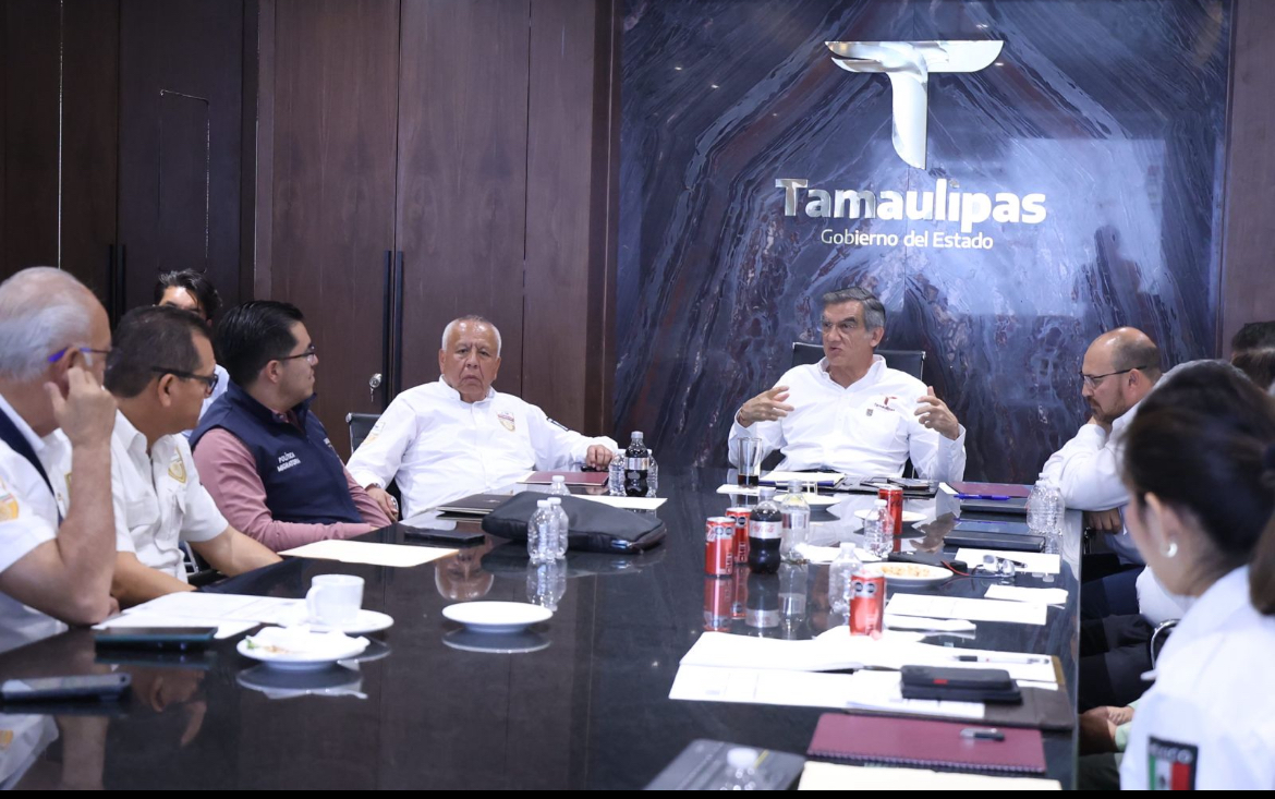 Coordinan esfuerzos Gobierno de Tamaulipas y el INM para atender a migrantes y tener una frontera tranquila.