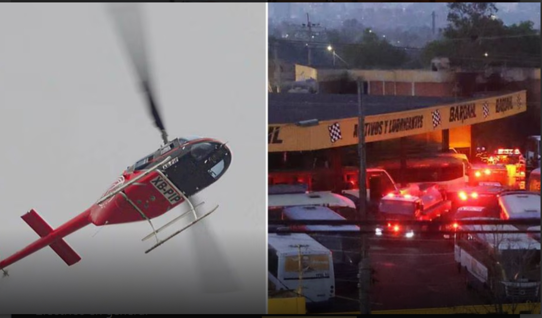 La Fiscalía General de Justicia de la Ciudad de México informó que dos de los tres tripulantes del helicóptero privado que se cayó en un predio de la alcaldía Coyoacán eran extranjeros.