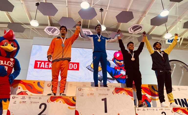 Da “Nacho” Pérez plata en TKD para la UAT