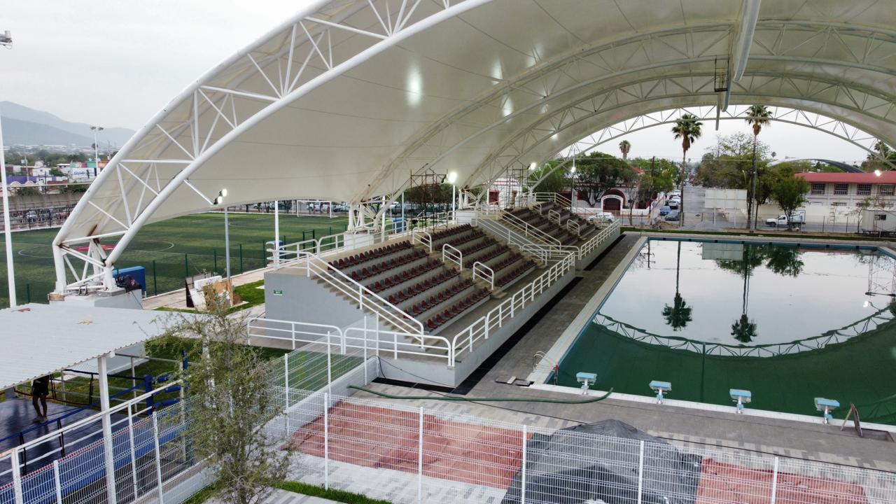 Rehabilitación de espacios deportivos, a punto de completarse.