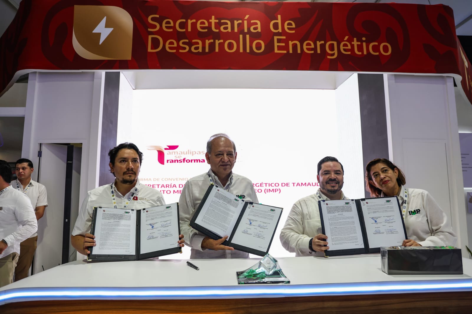 Firma SEDENER convenio de colaboración con el Instituto Mexicano del Petróleo.