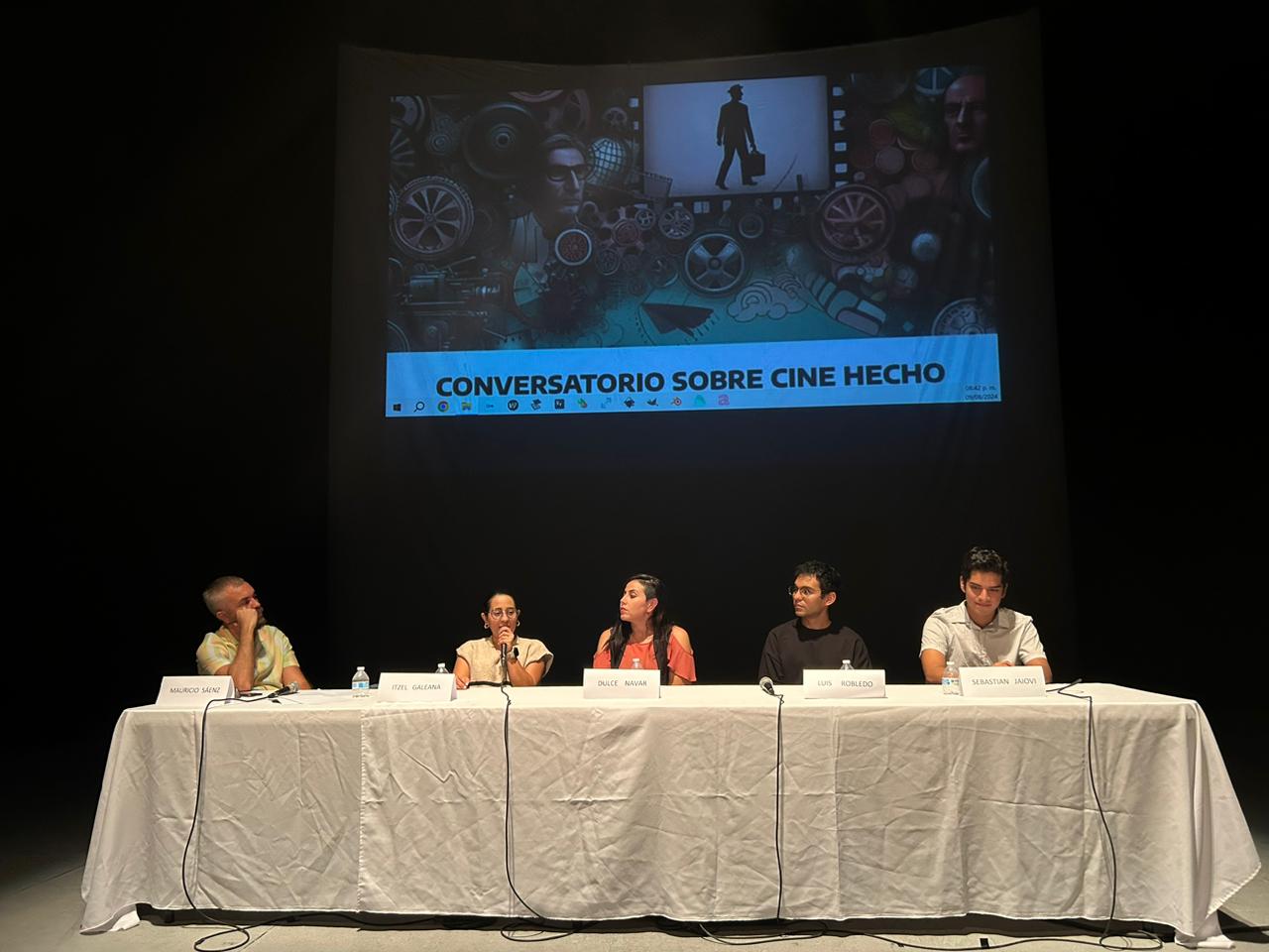 Promueven cine tamaulipeco en el Teatro Experimental del Parque Cultural Reynosa.