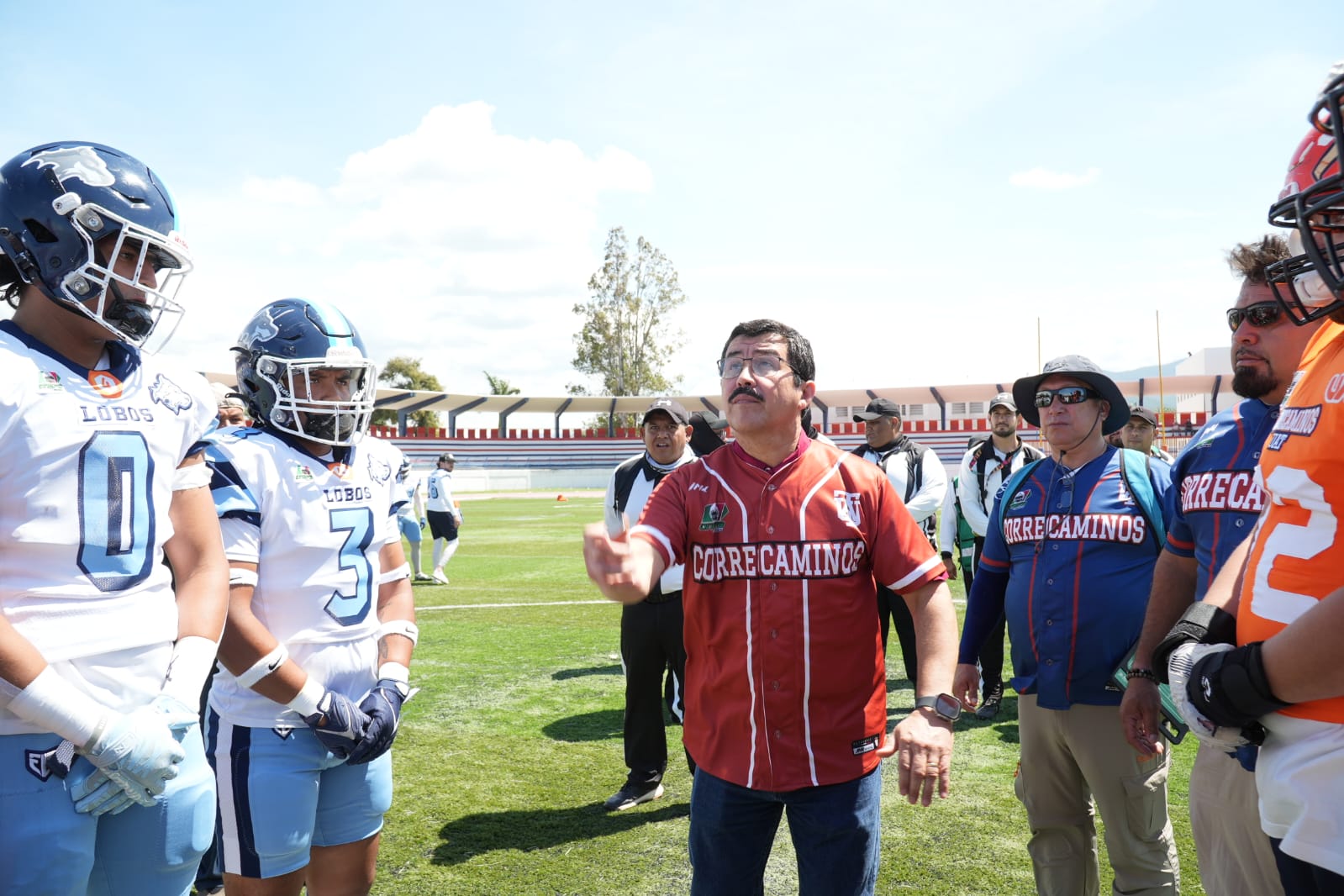 El rector Dámaso Anaya inaugura en la UAT temporada 2024 de la ONEFA.