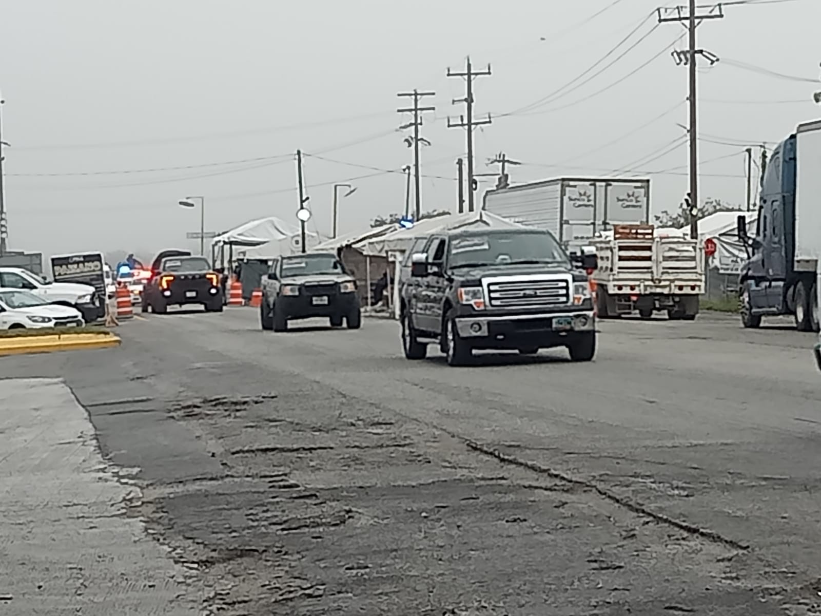 Guardia Estatal brinda seguridad a caravana de paisanos