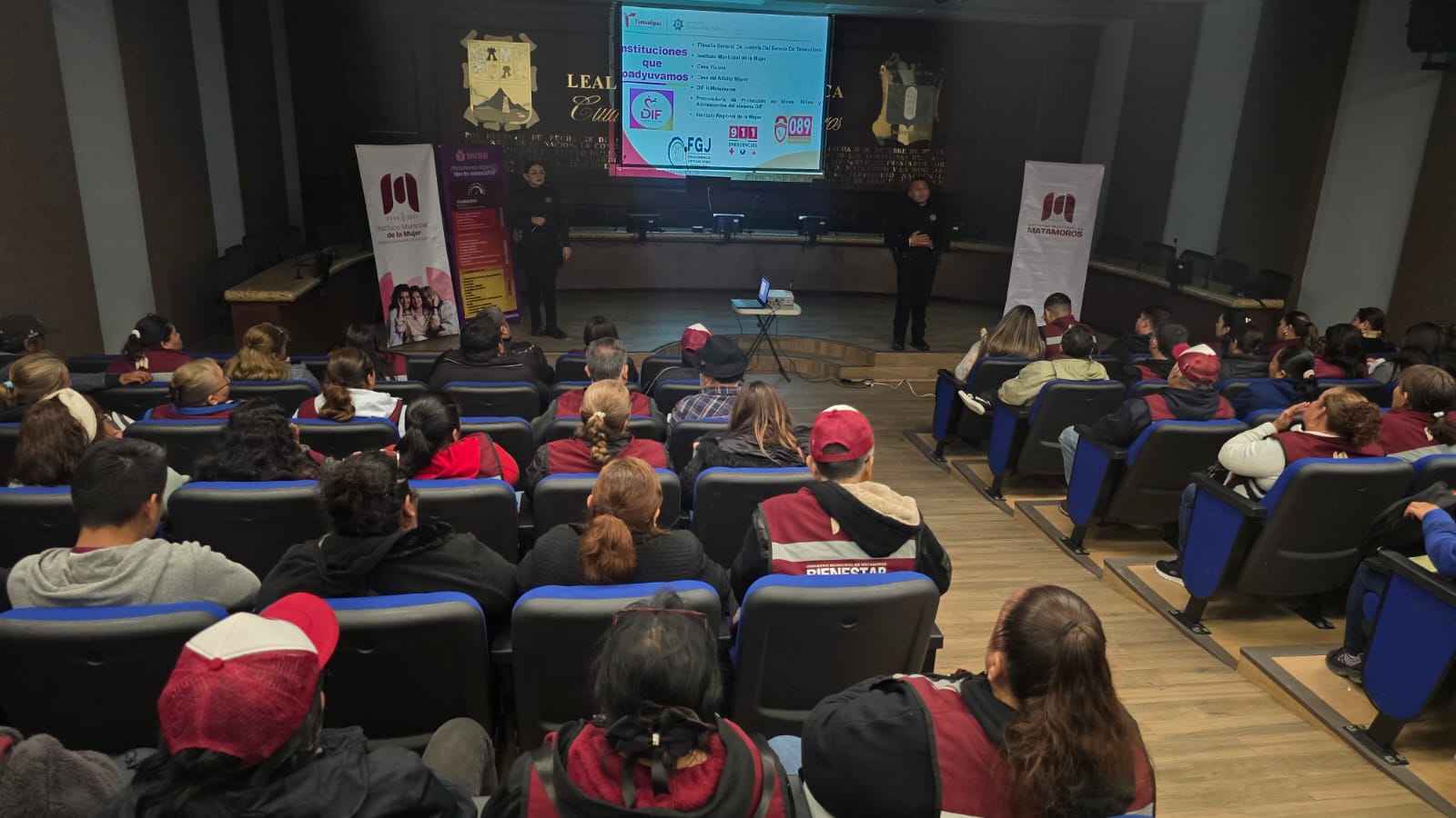 Participa Guardia Estatal de Género en capacitación de protocolo de prevención de violencia en Matamoros