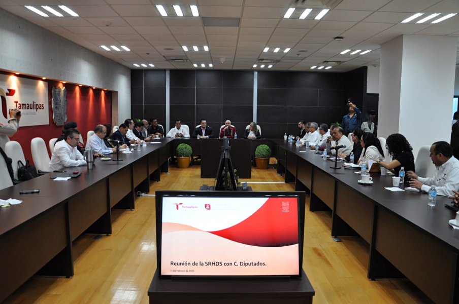 Fortalecen Secretaría de Recursos Hidráulicos y diputados locales la transformación del sector hídrico en Tamaulipas