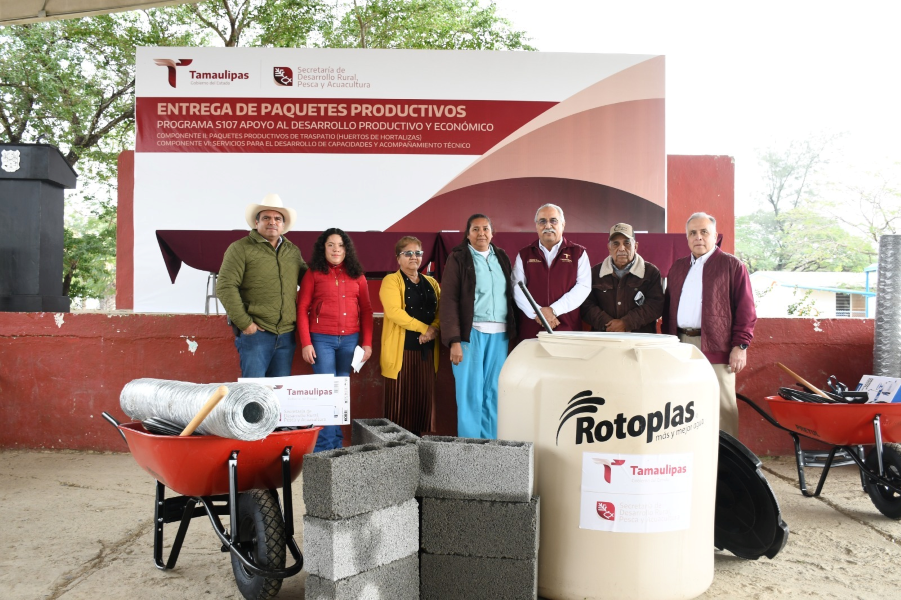 Fomentan autosuficiencia alimentaria con paquetes productivos de traspatio