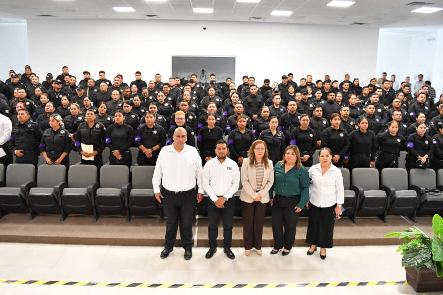 Recibe Guardia Estatal capacitación como primer respondiente en casos de violencia familiar y de género