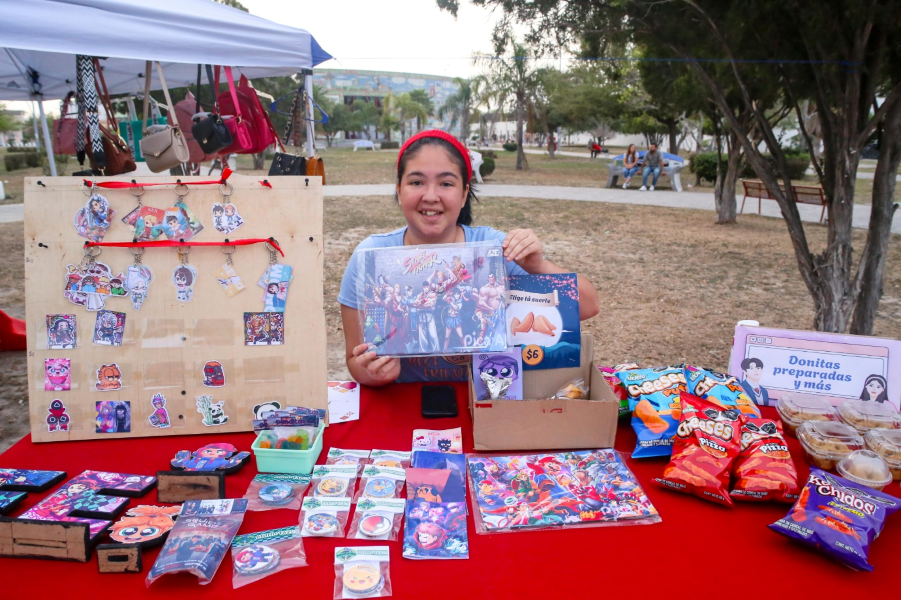 Realiza Injuve Mercado Tamaulipas en apoyo a la juventud emprendedora de Matamoros