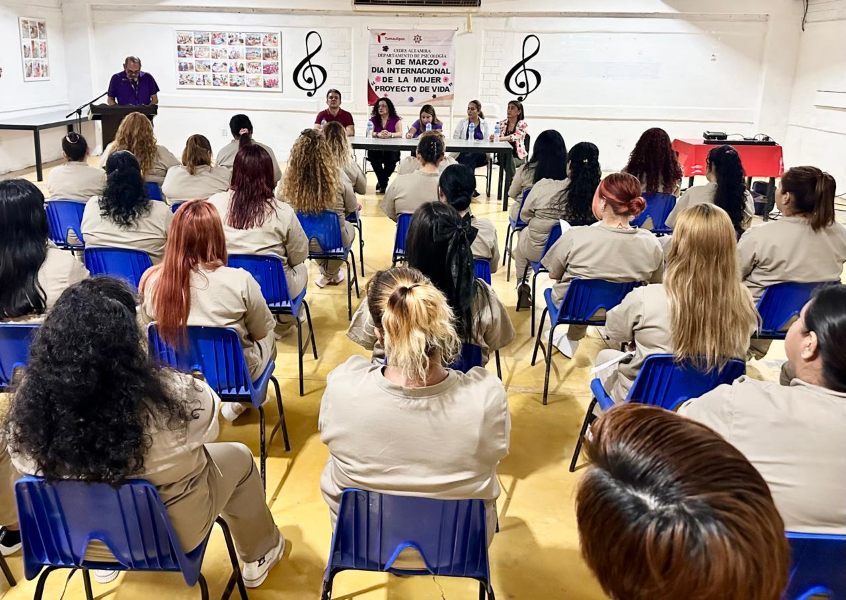 Internas del CEDES Altamira elaboran proyecto de vida en el marco del Día Internacional de la Mujer