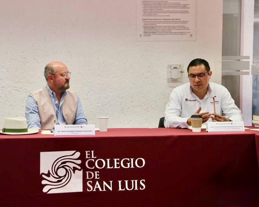 Fortalece Colegio de Tamaulipas colaboración académica con Colegio de San Luis