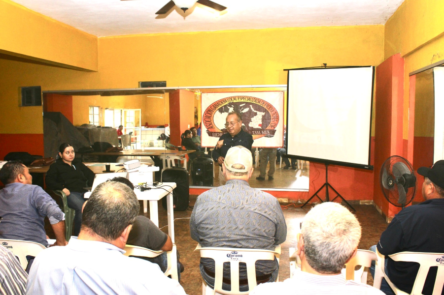 Capacita Gobierno de Tamaulipas a productores lecheros de Aldama