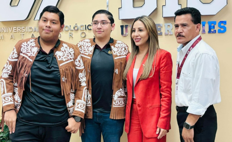 Destacan estudiantes de la UT Matamoros: ganan medalla de plata en Infomatrix 2025