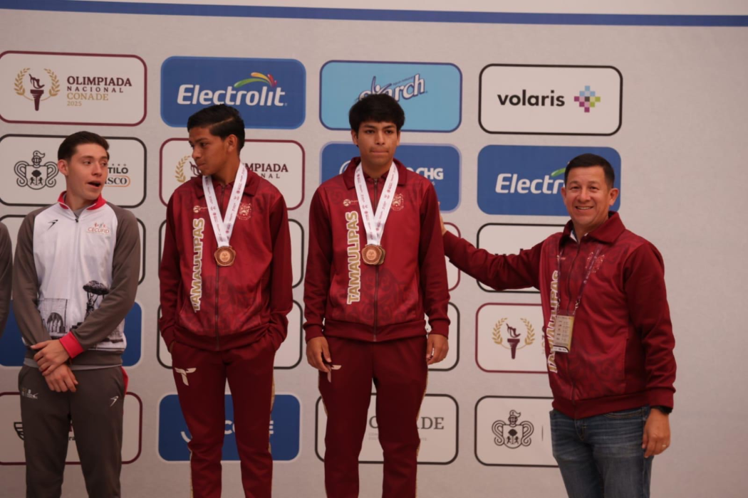 Buena cosecha de medallas para Tamaulipas en frontón durante la Olimpiada Nacional CONADE 2025
