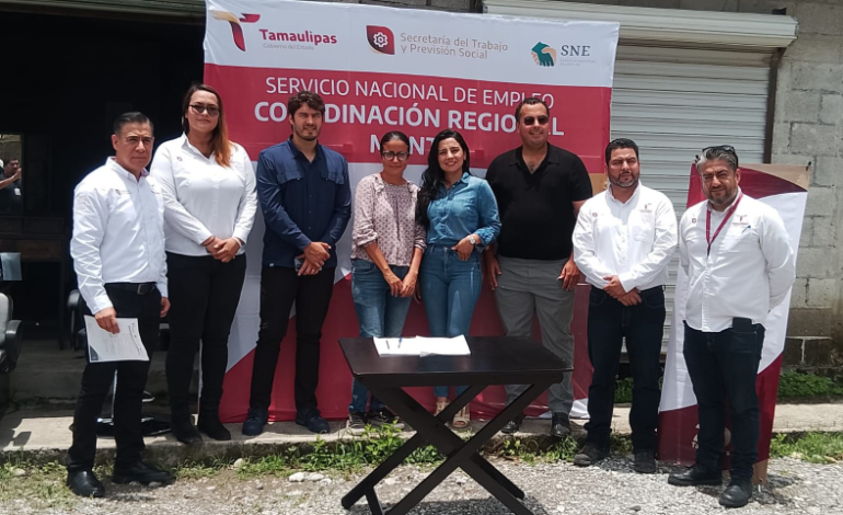 Apoya STPS Tamaulipas emprendimiento en El Mante con equipamiento para negocio de estética.