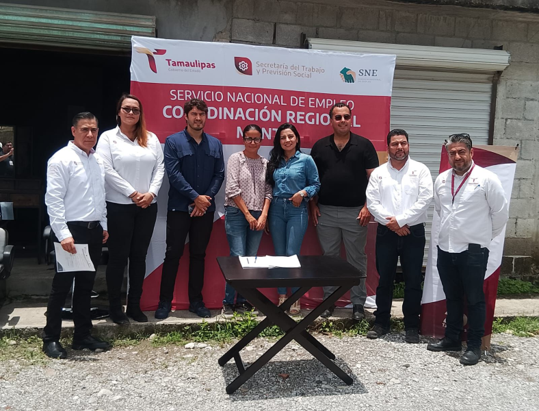 Apoya STPS Tamaulipas emprendimiento en El Mante con equipamiento para negocio de estética.