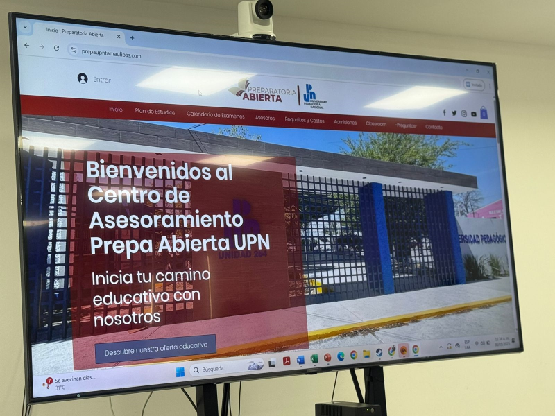Asesorarán docentes de la UPN a estudiantes de Preparatoria Abierta en Tamaulipas