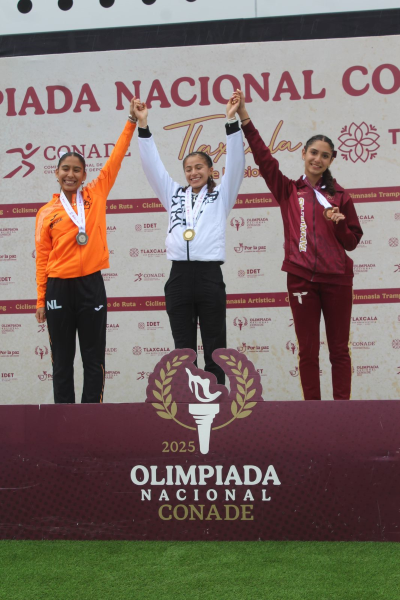 Tres medallas más para Tamaulipas en atletismo de Olimpiada Nacional