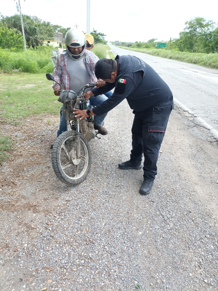 Aplica Guardia Estatal de Apoyo Carretero “Operativo Moto Segura”
