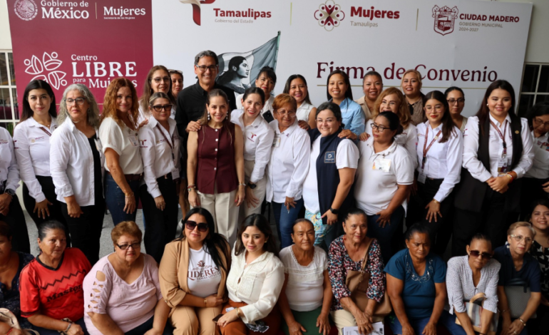 Inauguran Centro LIBRE para las mujeres en Ciudad Madero: IMT