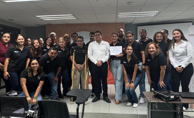 Promueve SIPRODDIS cultura de inclusión en la UAT con taller para docentes y personal del CeINA