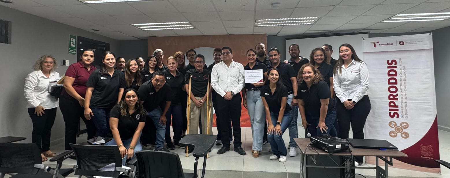 Promueve SIPRODDIS cultura de inclusión en la UAT con taller para docentes y personal del CeINA
