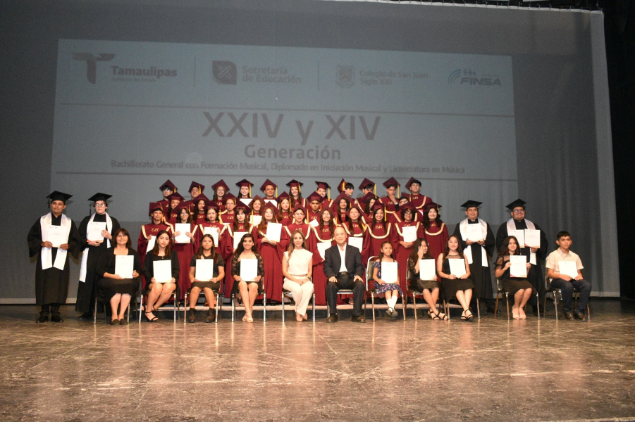Egresa del Colegio de San Juan Siglo XXI nueva generación de especialistas en música