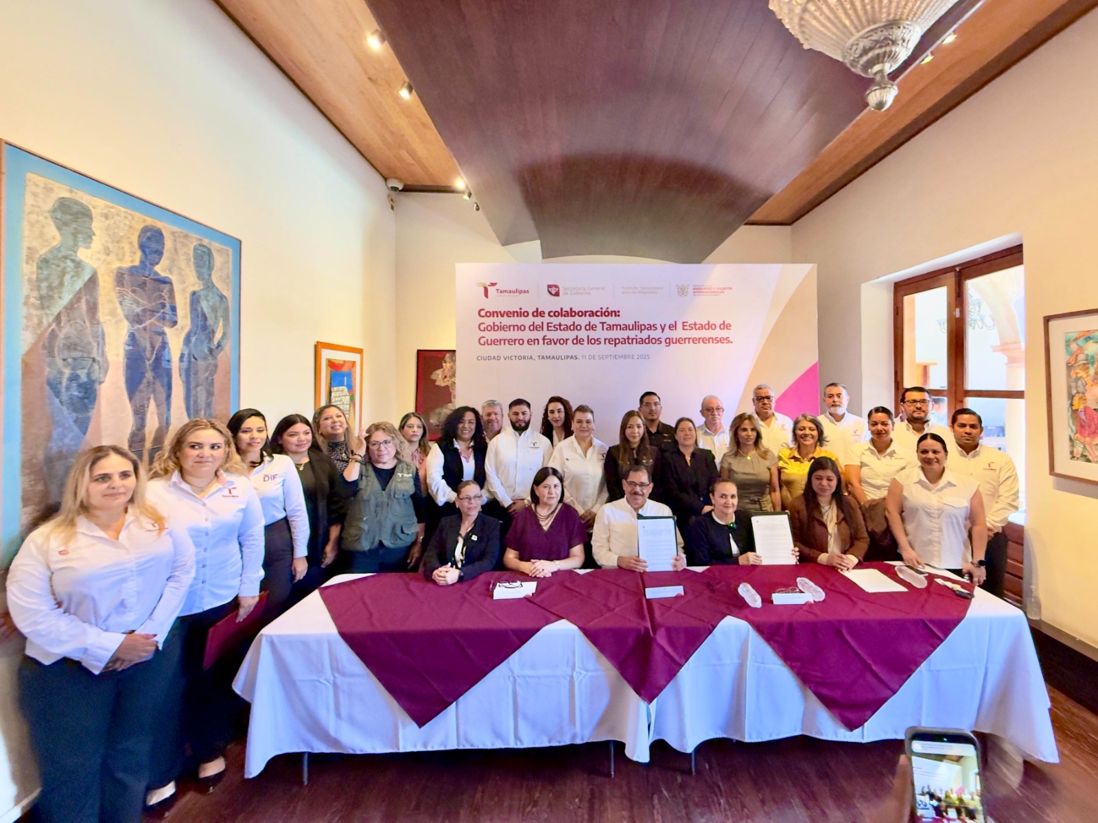 Consolidan Tamaulipas y Guerrero alianza humanista para la protección de personas migrantes en retorno