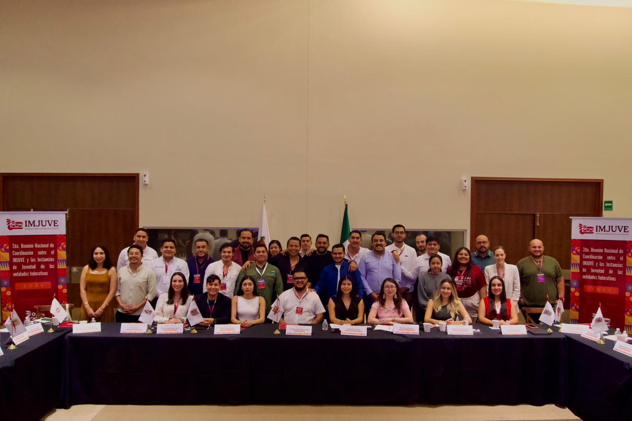 Participa INJUVE Tamaulipas en 2da Reunión Nacional de Coordinación entre el IMJUVE y las Instancias de Juventud de las Entidades Federativas 2025