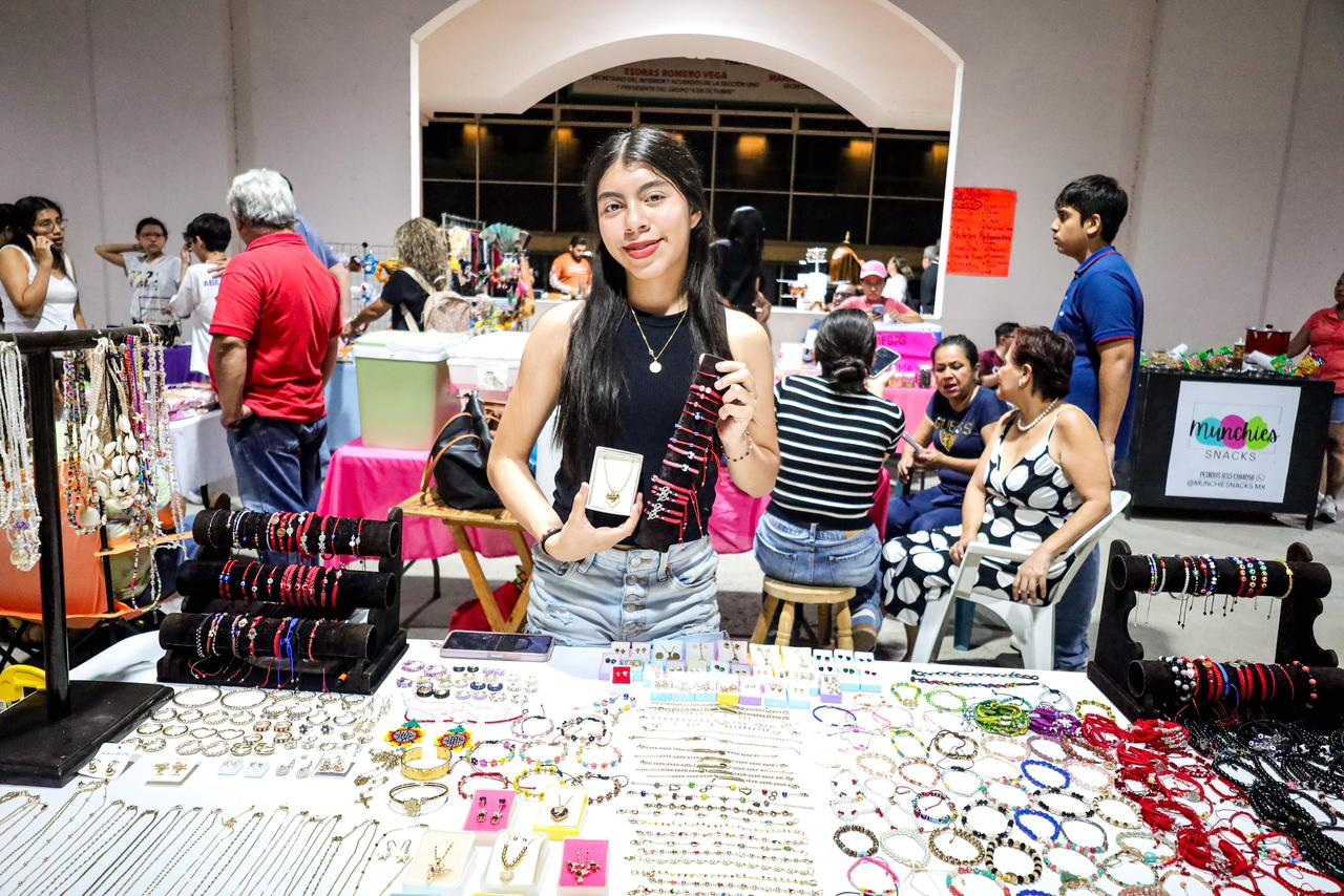 Participan jóvenes emprendedores de Ciudad Madero en la iniciativa “Mercado Tamaulipas” del INJUVE