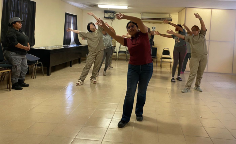 Mujeres PPLs del CEDES Reynosa se preparan para Concurso Nacional de Baile Penitenciario