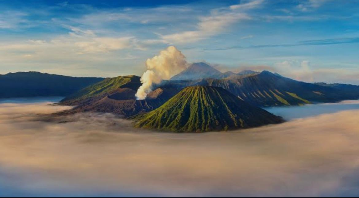 Indonesia es el país con la mayor cantidad de volcanes activos del mundo.