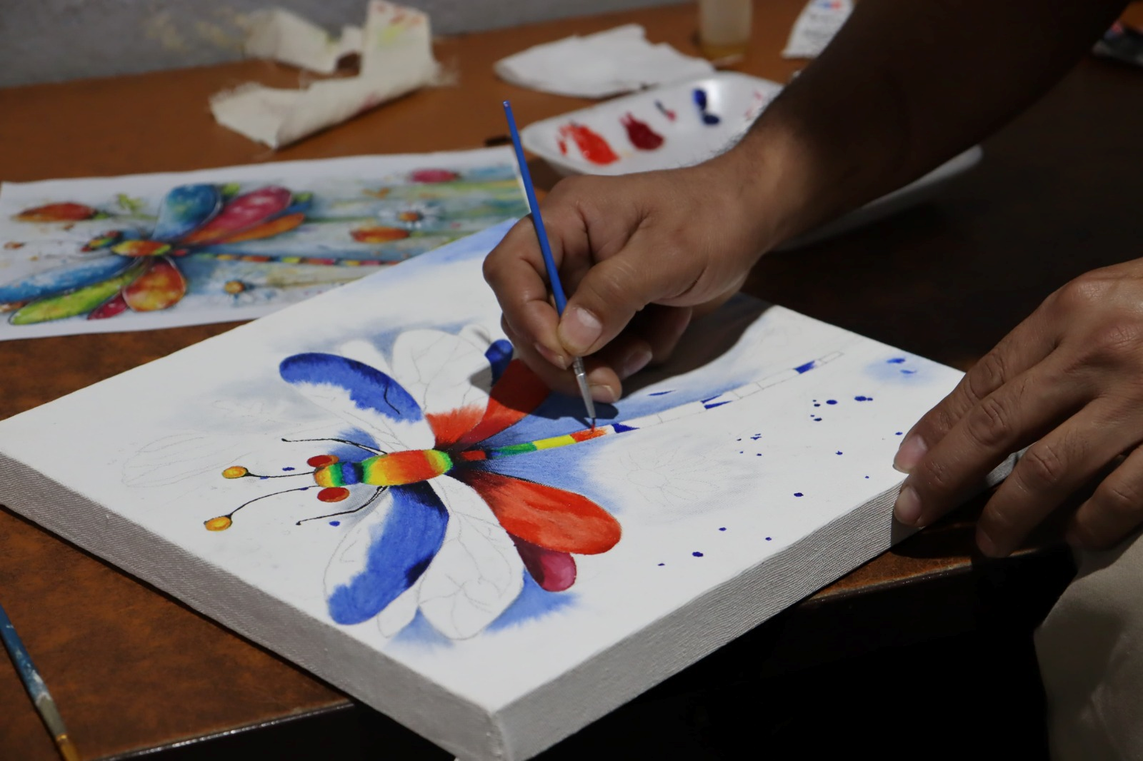 Apoya CEDES Reynosa reinserción social con venta de servicios y artesanías elaboradas por PPLs