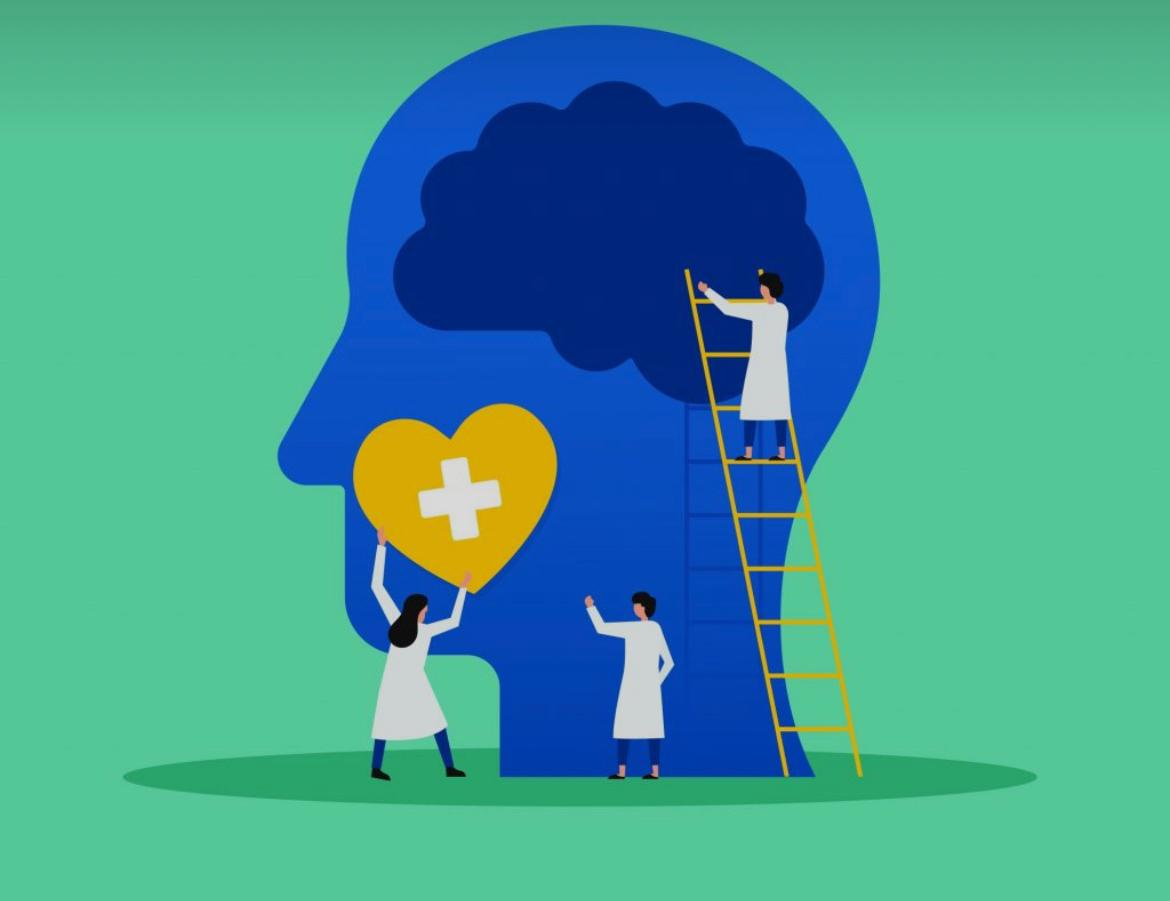 Los problemas de salud mental.