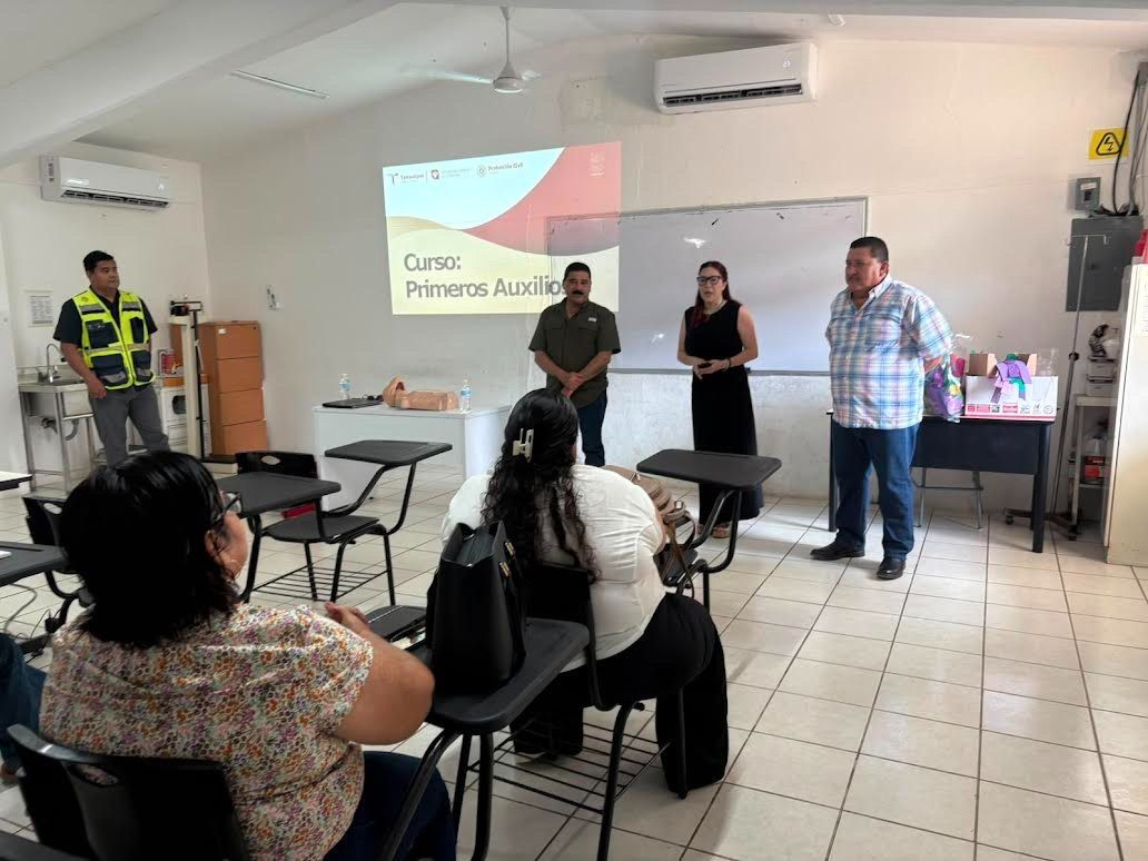 Capacita SET a personal de albergues escolares en primeros auxilios