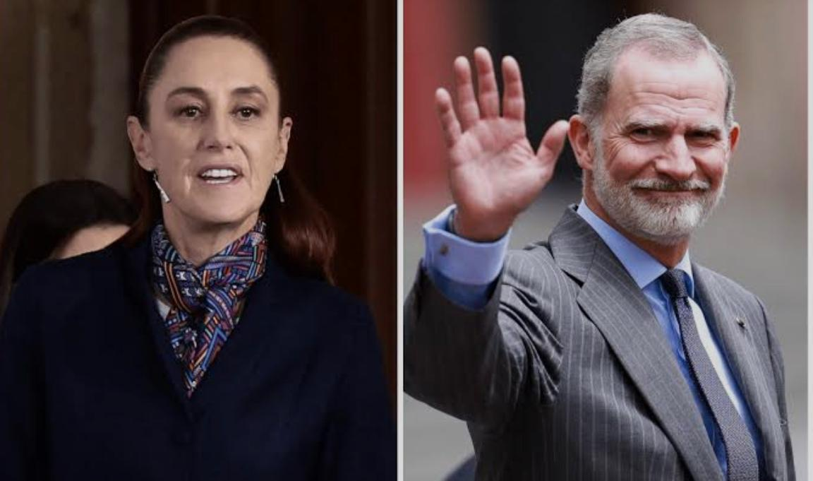 Sheinbaum espera reunirse con el rey Felipe VI por el partido del Mundial entre España y Uruguay.