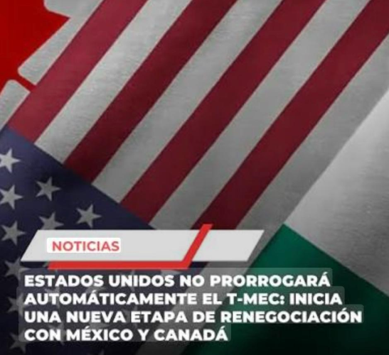 La administración del presidente Donald Trump anunciará formalmente que Estados Unidos no prorrogará el T-MEC.