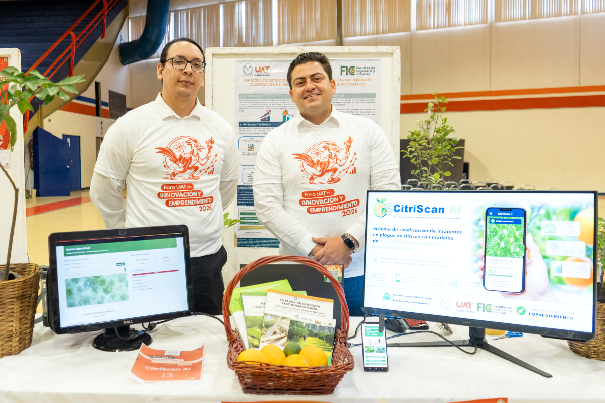 Estudiantes de la UAT desarrollan CitriScan, una innovadora aplicación  para proteger la citricultura